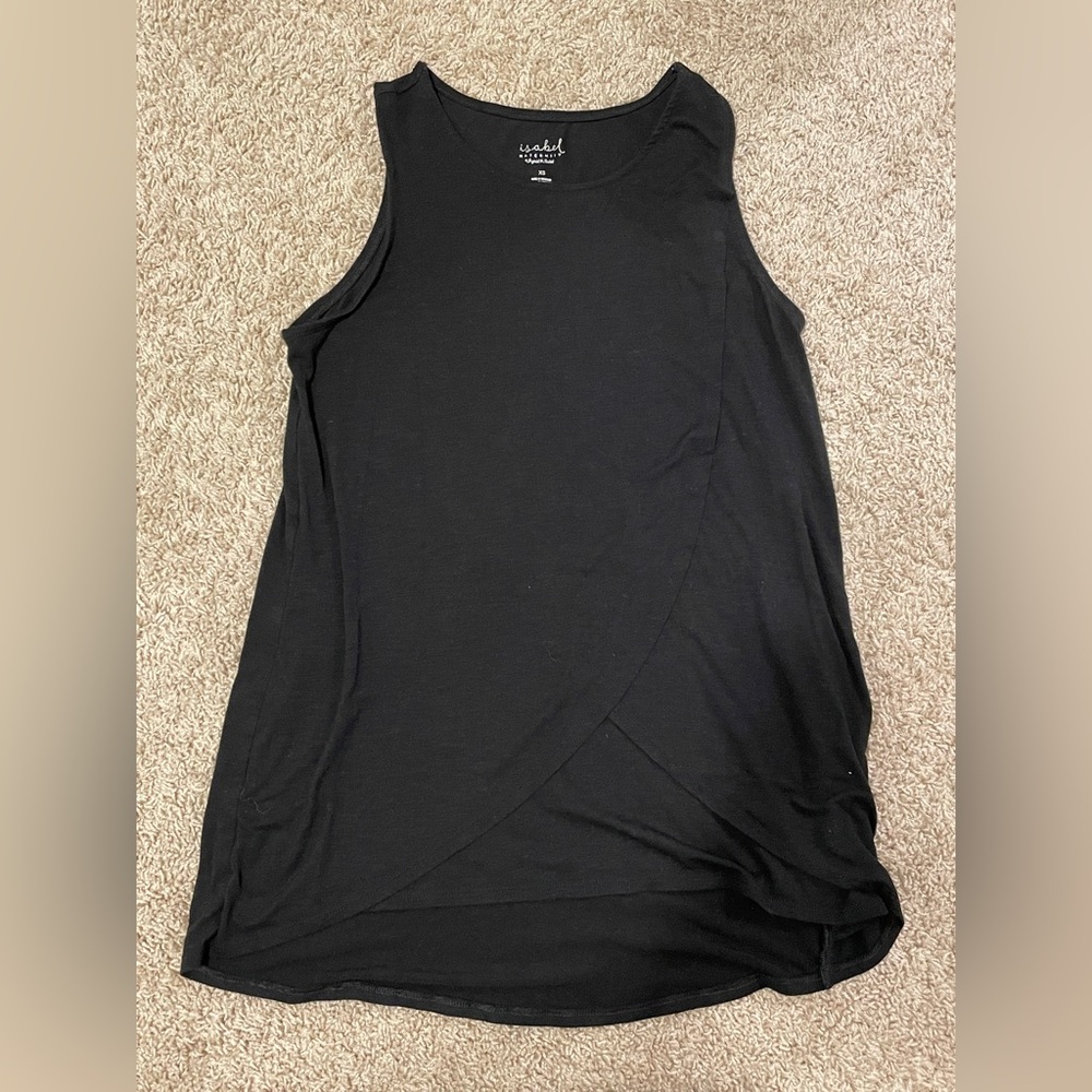 Isabel Maternity XS Black Nursing Breastfeeding Tank Top